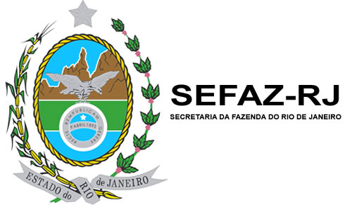 Emblema oficial da SEFAZ-RJ, representando a Secretaria da Fazenda do Rio de Janeiro.